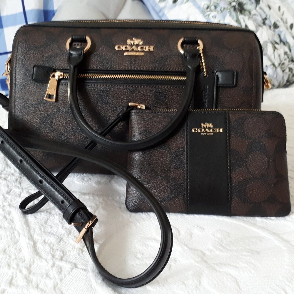 NWOT Coach Bag w/Matching Wristlet
